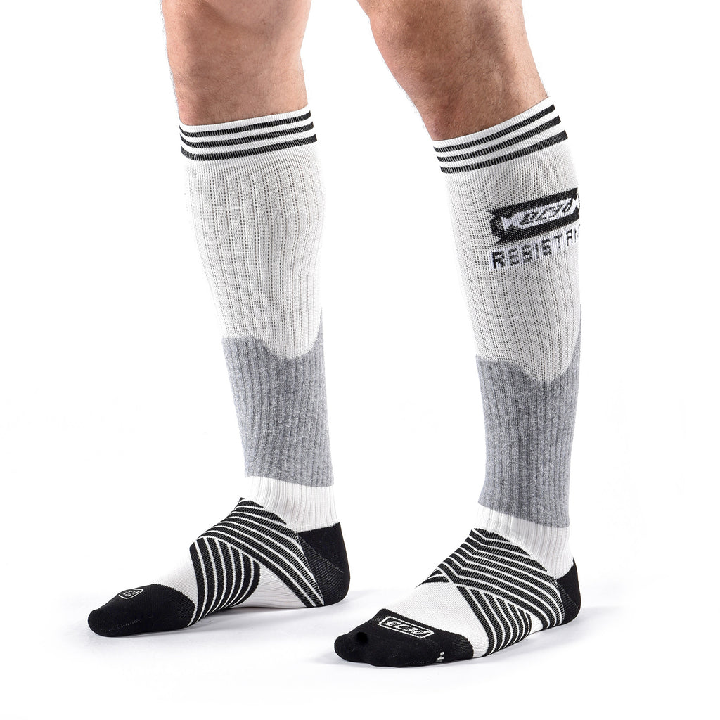 Boys Mens Football Socks Soccer Hockey Rugby Leg Sleeve Calf Compression  Socks